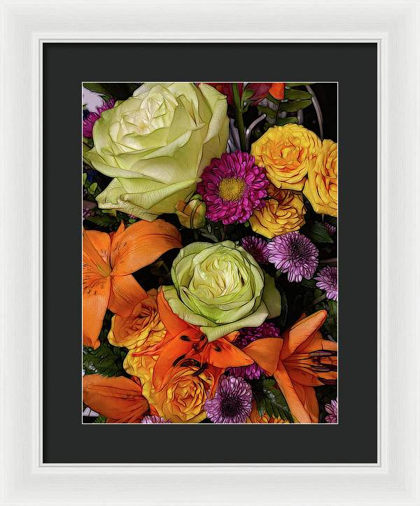 November Flowers 7 - Framed Print