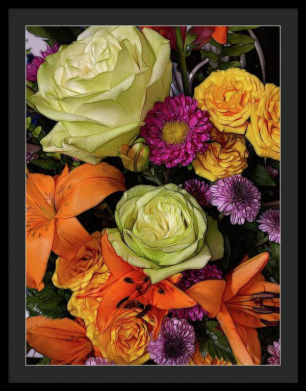 November Flowers 7 - Framed Print