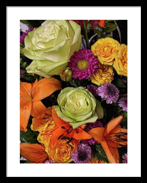 November Flowers 7 - Framed Print