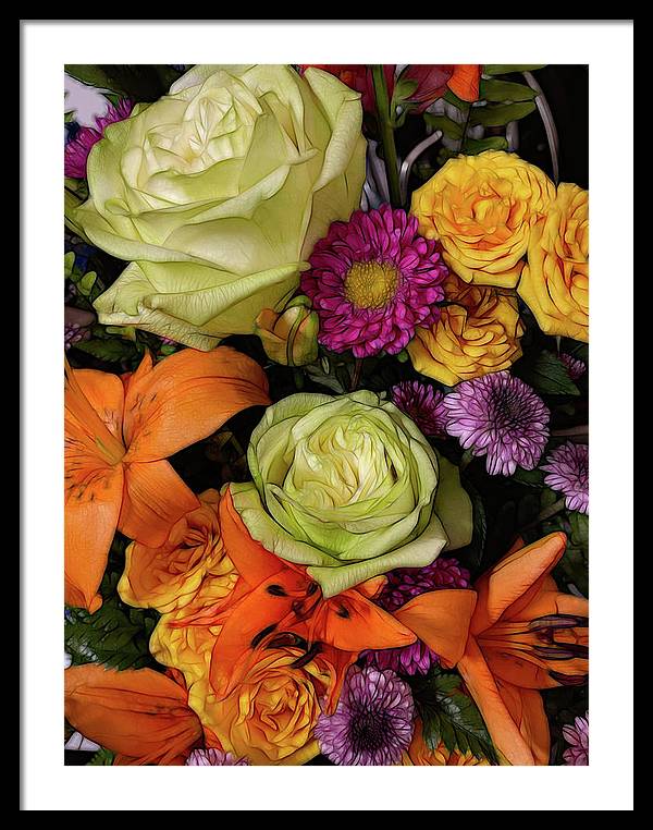 November Flowers 7 - Framed Print