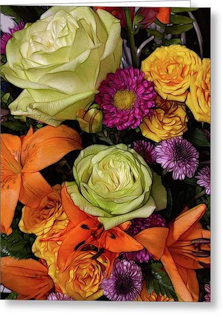 November Flowers 7 - Greeting Card
