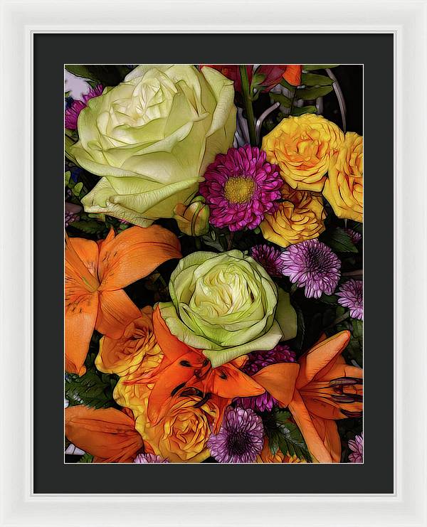 November Flowers 7 - Framed Print