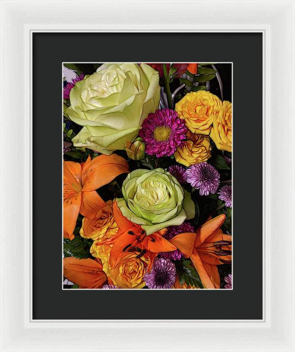 November Flowers 7 - Framed Print