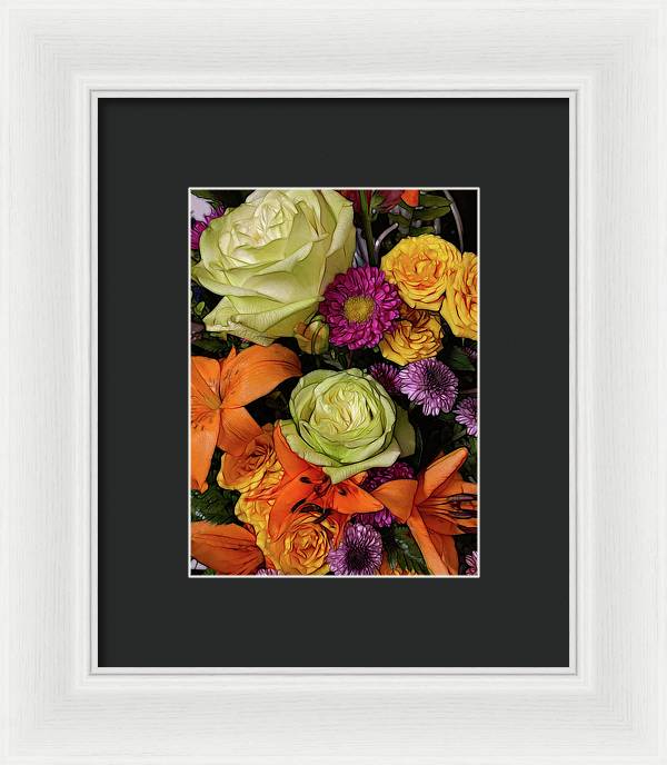 November Flowers 7 - Framed Print