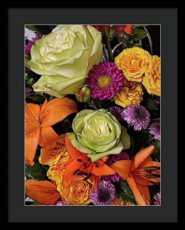 November Flowers 7 - Framed Print