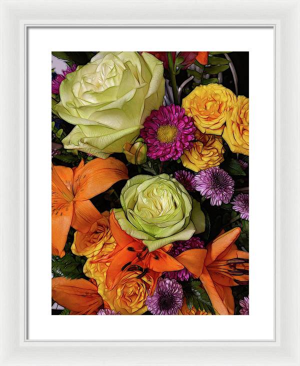 November Flowers 7 - Framed Print