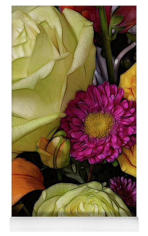 November Flowers 7 - Yoga Mat