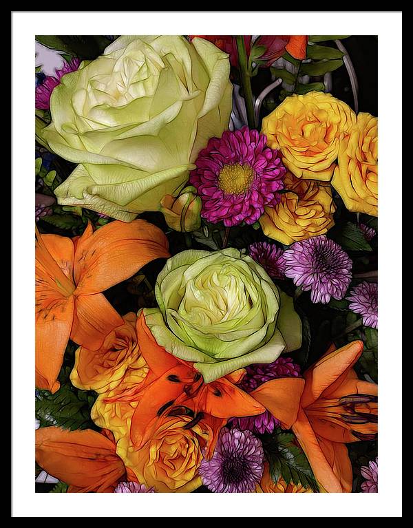 November Flowers 7 - Framed Print