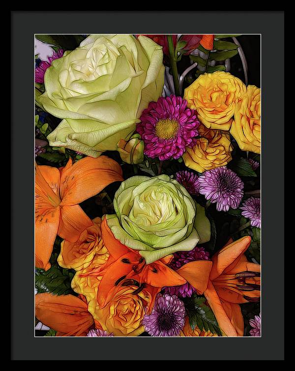 November Flowers 7 - Framed Print