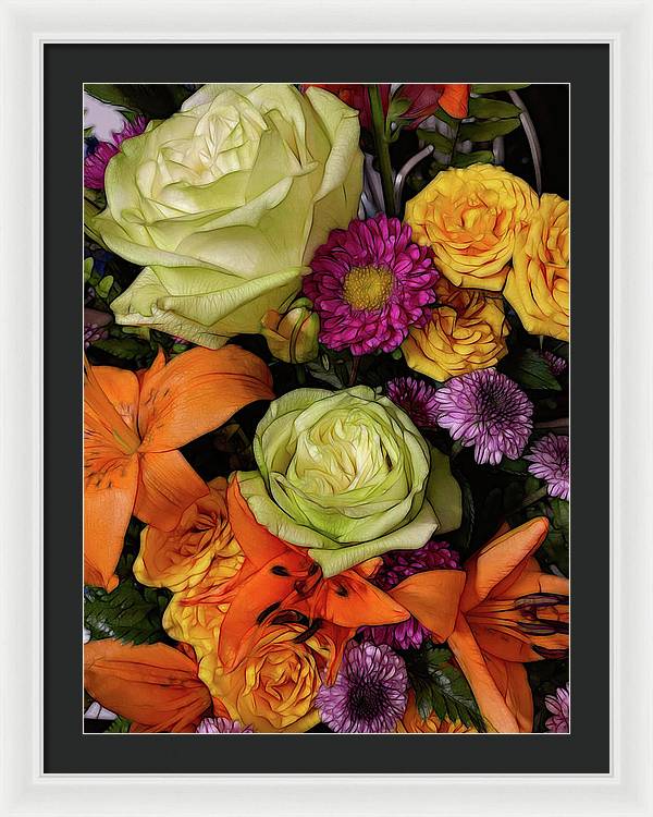 November Flowers 7 - Framed Print