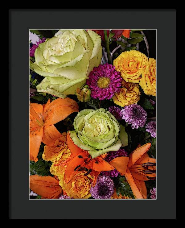 November Flowers 7 - Framed Print