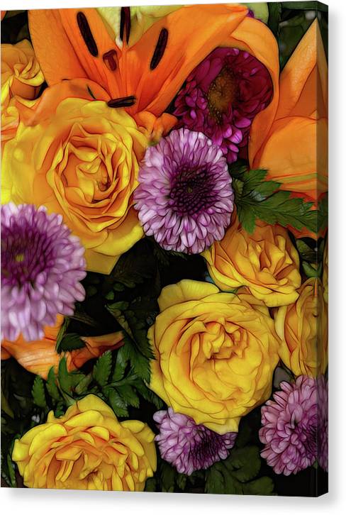 November Flowers 8 - Canvas Print