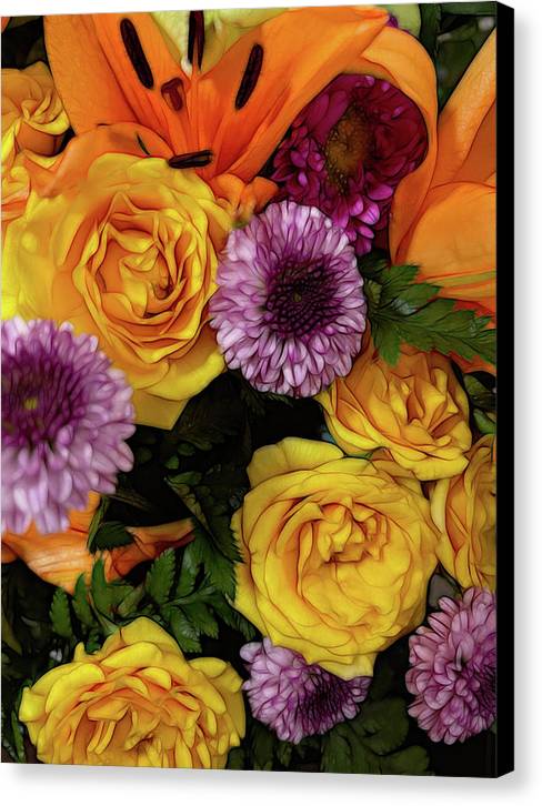 November Flowers 8 - Canvas Print