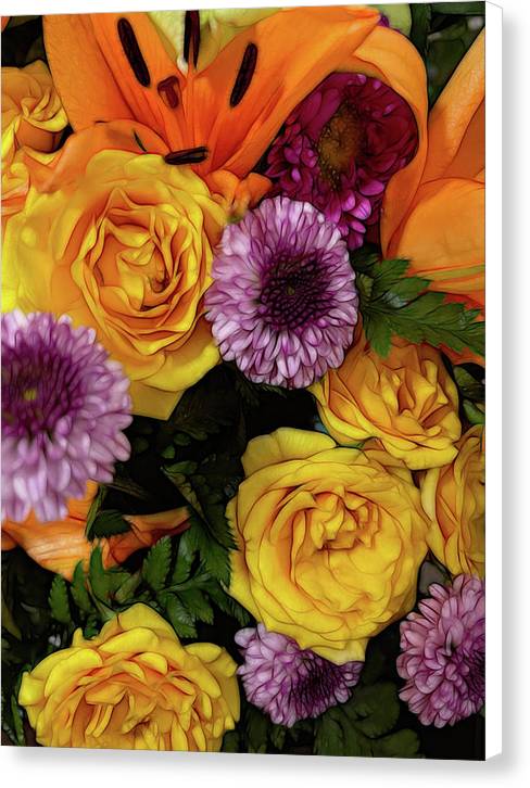 November Flowers 8 - Canvas Print