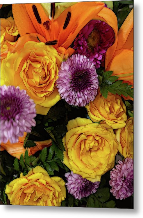 November Flowers 8 - Metal Print