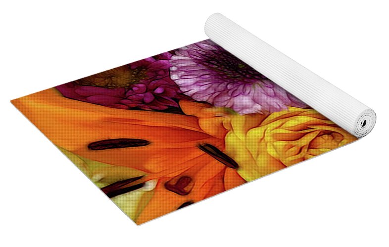 November Flowers 8 - Yoga Mat