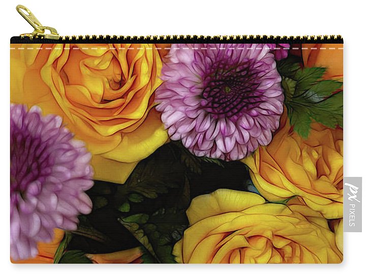 November Flowers 8 - Carry-All Pouch