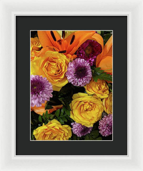 November Flowers 8 - Framed Print