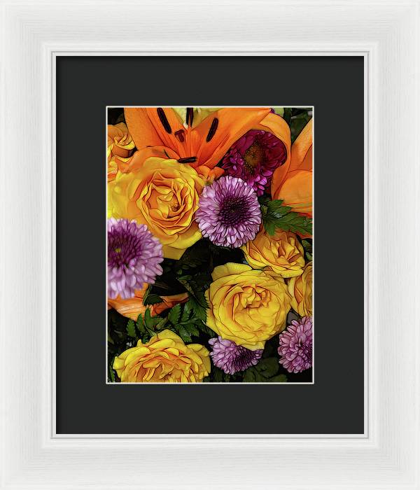November Flowers 8 - Framed Print