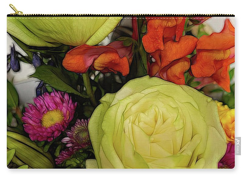 November Flowers 9 - Carry-All Pouch