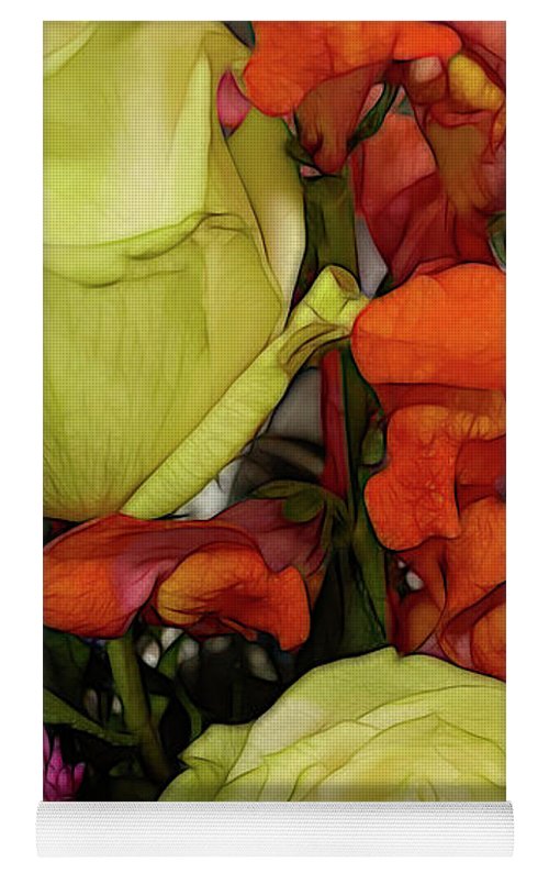 November Flowers 9 - Yoga Mat