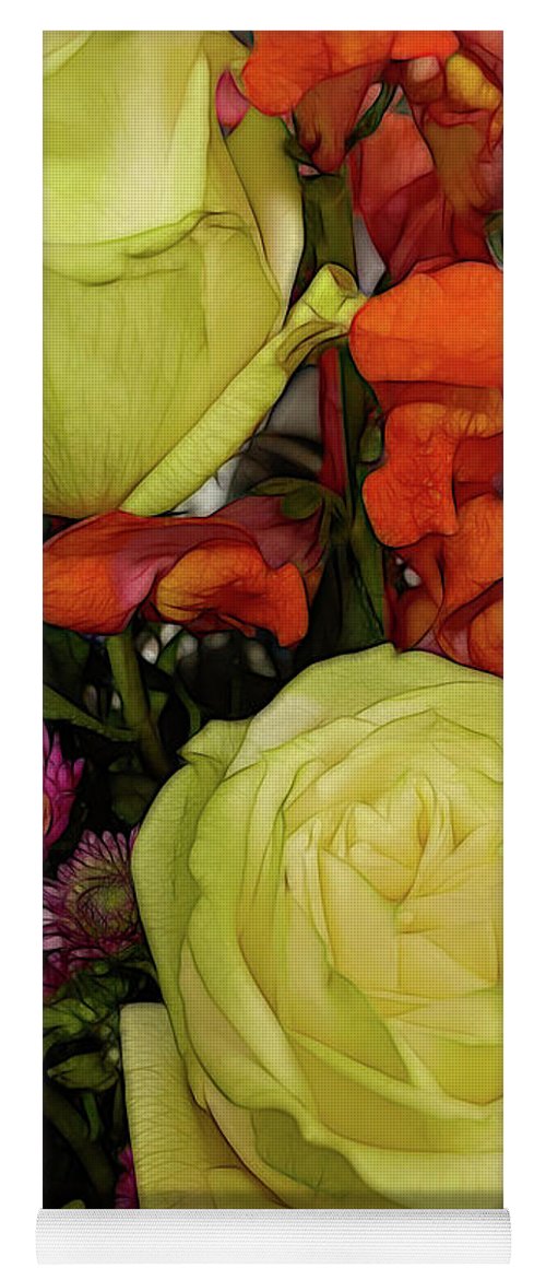 November Flowers 9 - Yoga Mat