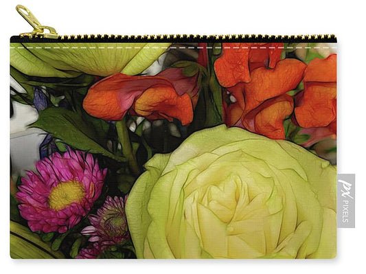 November Flowers 9 - Carry-All Pouch