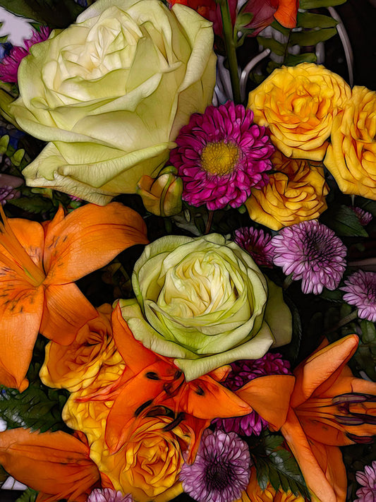 November Flowers 7 Digital Image Download