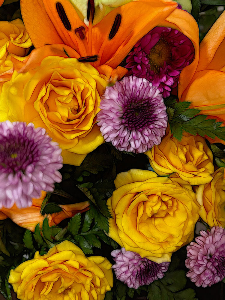 November Flowers 8 Digital Image Download
