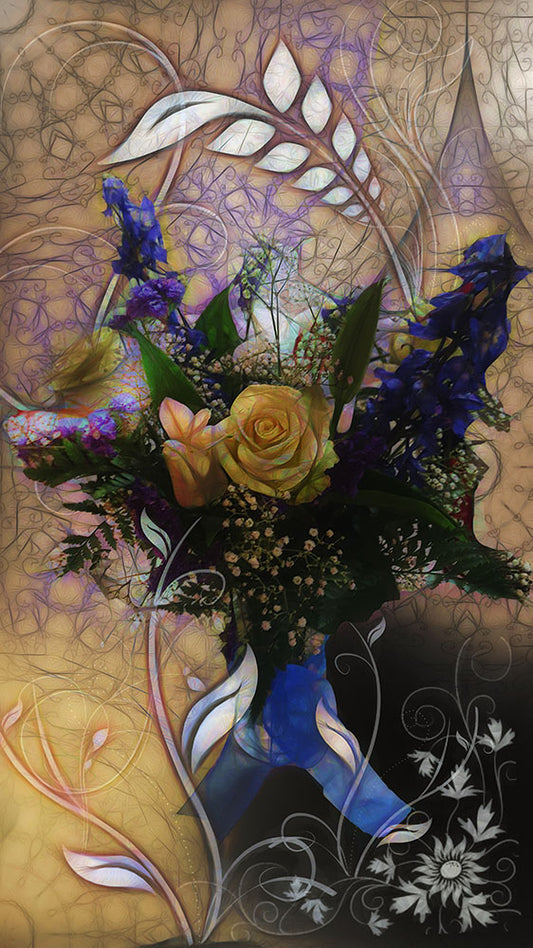 The Engagement Flowers Digital Image Download