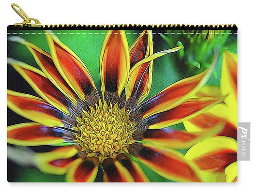 Orange and Yellow Flower - Carry-All Pouch