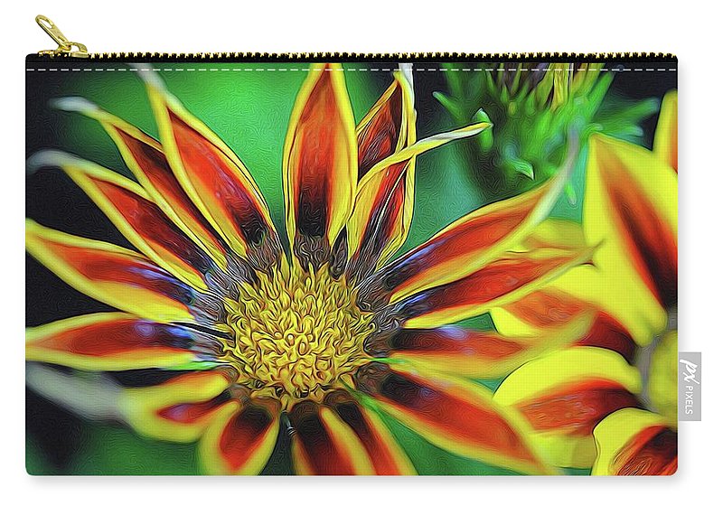 Orange and Yellow Flower - Carry-All Pouch