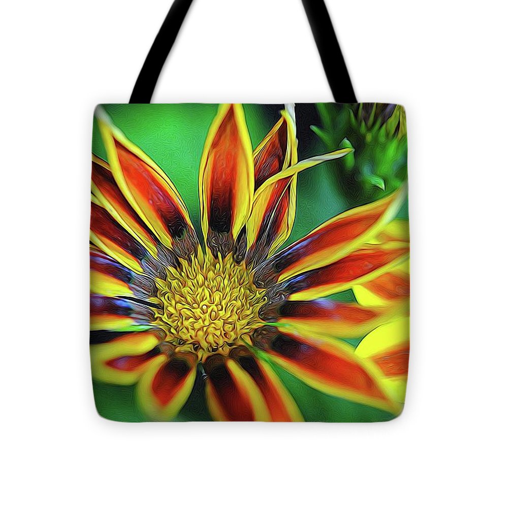 Orange and Yellow Flower - Tote Bag