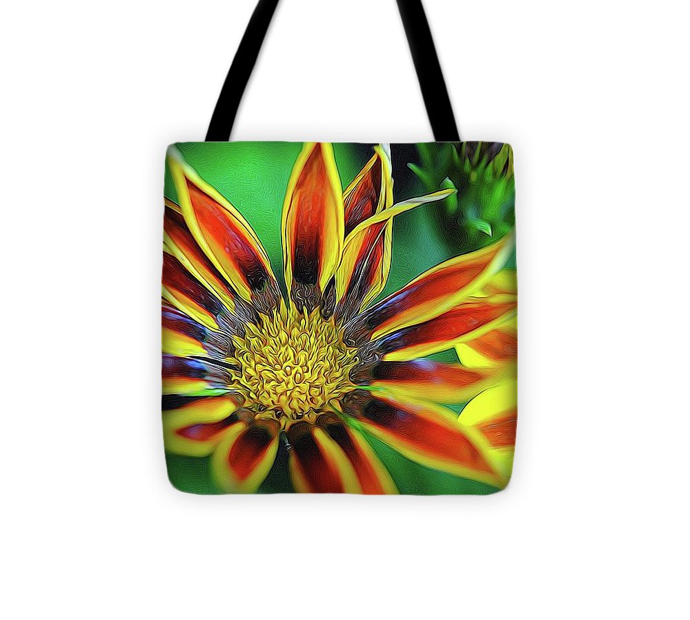 Orange and Yellow Flower - Tote Bag