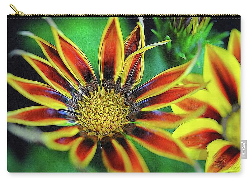 Orange and Yellow Flower - Carry-All Pouch