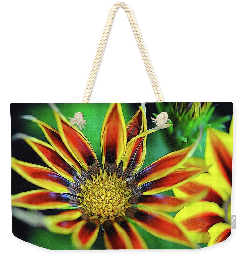 Orange and Yellow Flower - Weekender Tote Bag