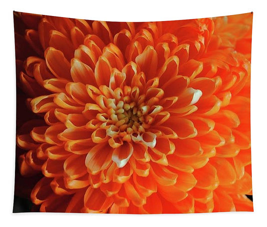 Orange Chrysanthemum - Tapestry