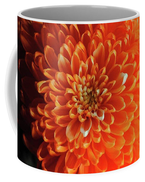 Orange Chrysanthemum - Mug