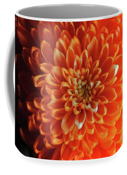 Orange Chrysanthemum - Mug