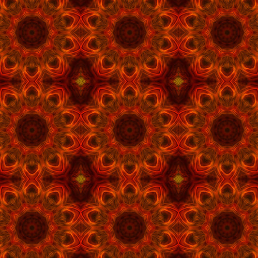 Orange Soft Kaleidoscope Digital Image Download