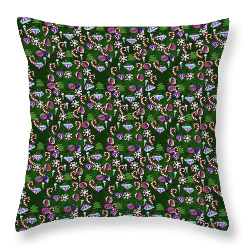 Ornaments Pattern  - Throw Pillow