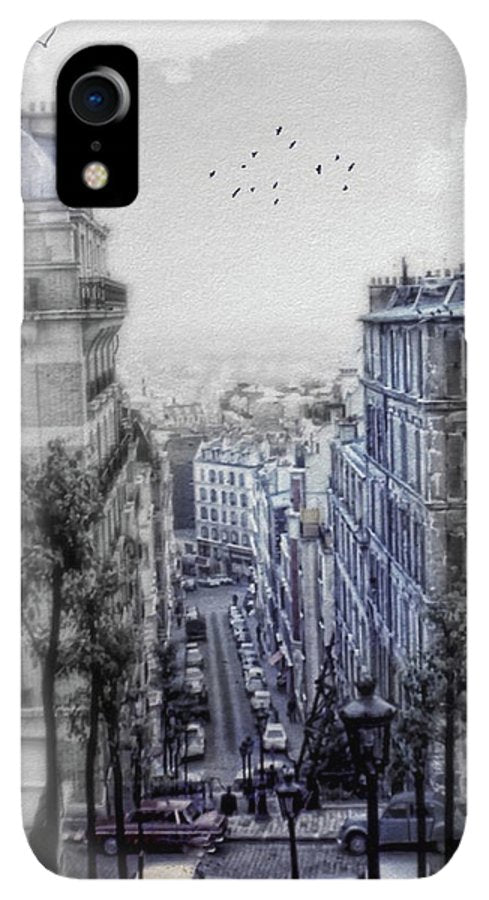 Paris Street From Above - Phone Case