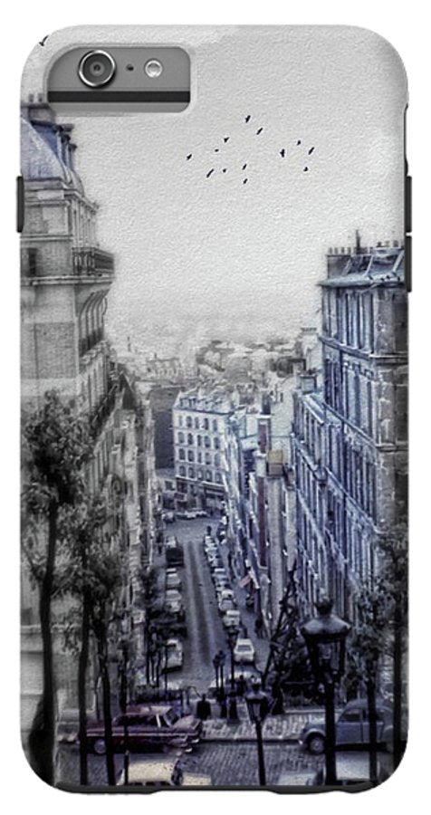 Paris Street From Above - Phone Case