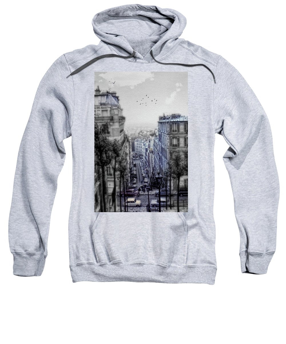 Paris Street From Above - Sweatshirt