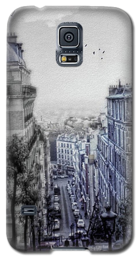 Paris Street From Above - Phone Case