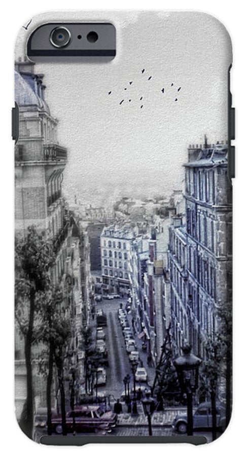 Paris Street From Above - Phone Case