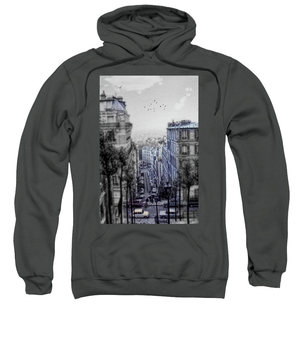 Paris Street From Above - Sweatshirt