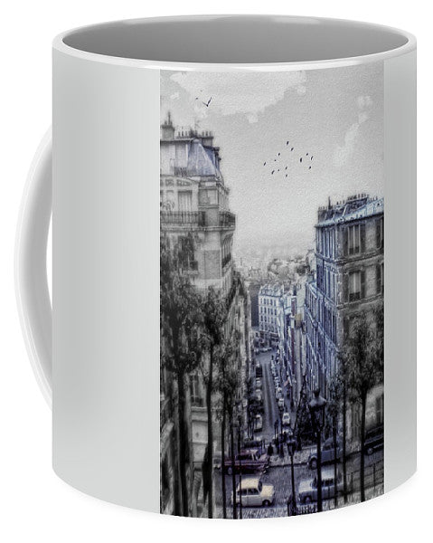 Paris Street From Above - Mug