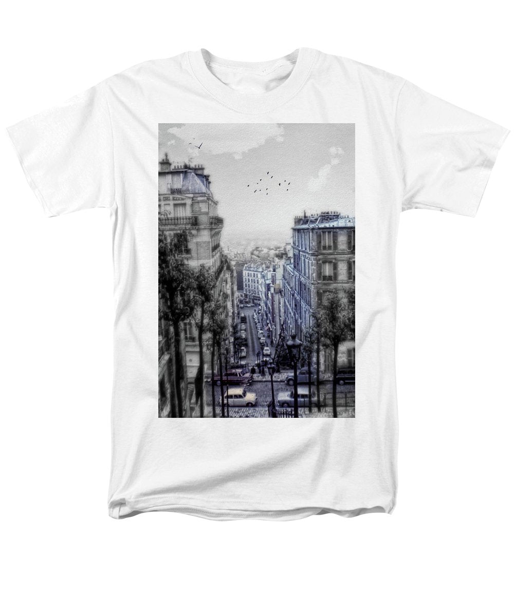 Paris Street From Above - Men's T-Shirt  (Regular Fit)