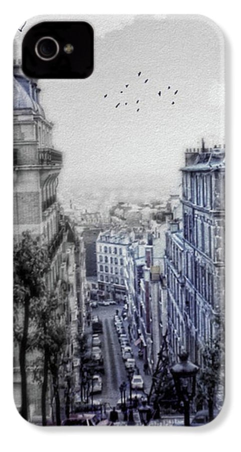 Paris Street From Above - Phone Case